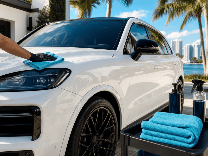Full-service wash finish in Miami